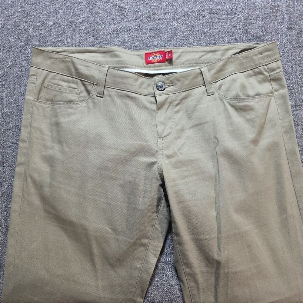 Dickies Girls Junior Classic 5 Pocket HH160 Low Rise Boot Cut Pants Size 15